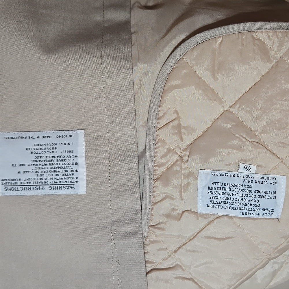 Warm Vintage Elegant Tan Trench Coat - Picture 7 of 12